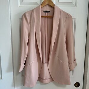 Blush Open blazer
